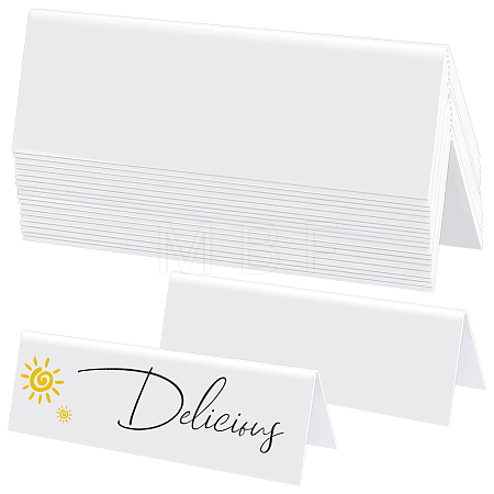 Acrylic Dry Erase Reusable Name Tent Cards AJEW-WH0609-566-1-1