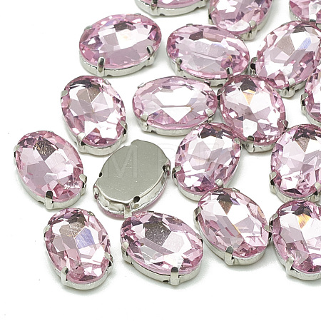 Sew on Rhinestone RGLA-T091-8x10mm-10P-1
