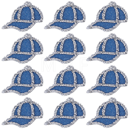 12Pcs Hotfix Glass Rhinestone DIY-CY0003-30C-1