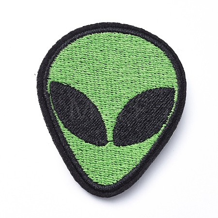 Computerized Embroidery Cloth Iron on/Sew on Patches X-DIY-E025-F02-1