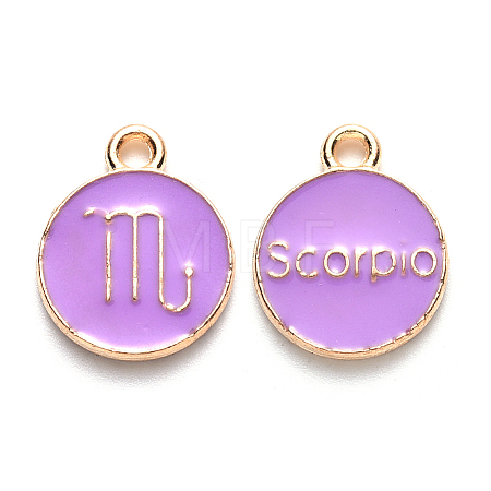 Alloy Enamel Pendants LS-X-ENAM-S124-01A-01L-1