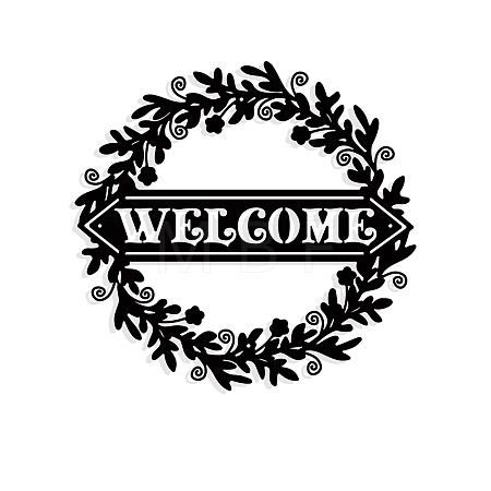 Iron Wall Art Decorations HJEW-WH0067-101-1