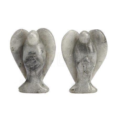 Natural Labradorite Carved Angel Figurines G-O200-03J-11-1