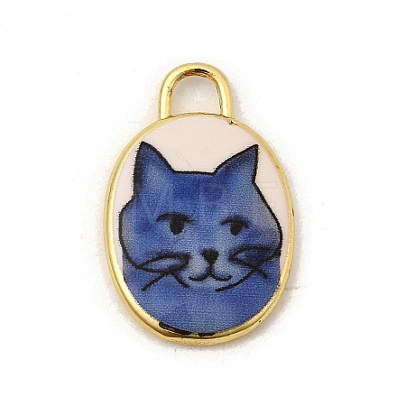 Printed Brass Pendants KK-F937-01A-G-1