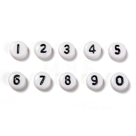 Acrylic Beads SACR-JQ0001-06-1