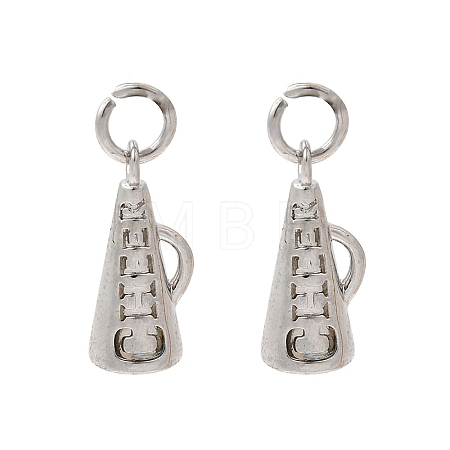 Sports Brass Charms KK-A289-04B-P-1