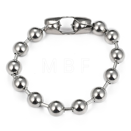 Tarnish Resistant 304 Stainless Steel Ball Chain Bracelets X-BJEW-G618-03P-1