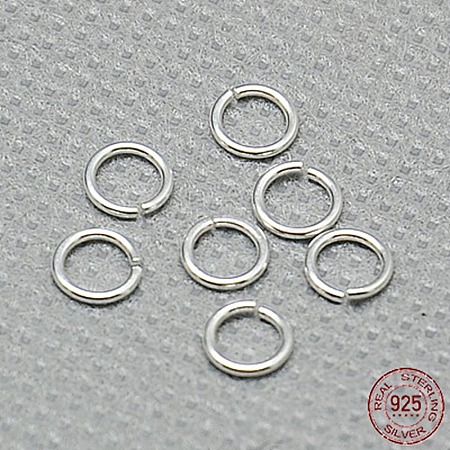 Sterling Silver Open Jump Rings X-STER-A005-28-1