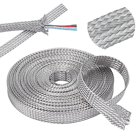 304 Stainless Steel Wire Braided Strap STAS-WH0044-114C-1