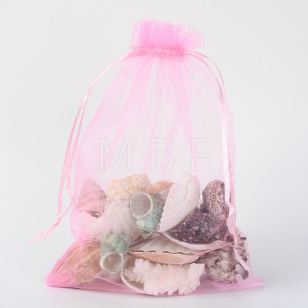 Organza Gift Bags with Drawstring OP-R016-17x23cm-02-1