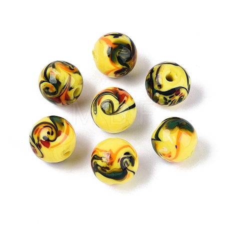 Handmade Lampwork Beads LAMP-Q039-05G-1