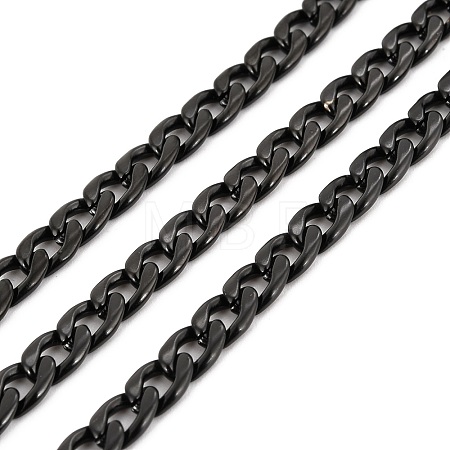 PVD Vacuum Plating 304 Stainless Steel Cuban Link Chains CHS-K016-02A-EB-1
