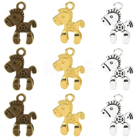 30Pcs 3 Colors Animal Charms Alloy Pendants FIND-FS0005-35-1