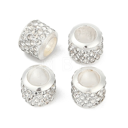 Alloy Rhinestone Clay Pave Beads ALRI-D300-01S-01-1