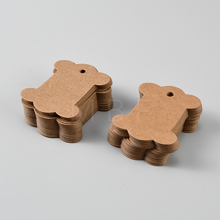 100Pcs Bone Shape Paper Thread Winding Boards SENE-WH20002-11B-1