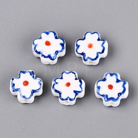 Handmade Porcelain Beads PORC-N012-15C-1