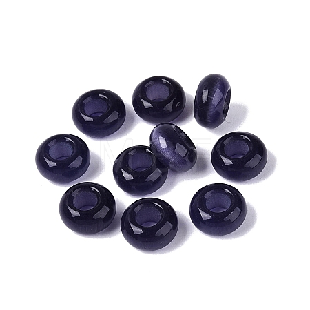 Cat Eye European Beads G-N359-17A-16-1