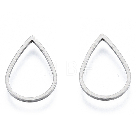 Non-Tarnish 201 Stainless Steel Linking Rings STAS-N090-T07-1-1