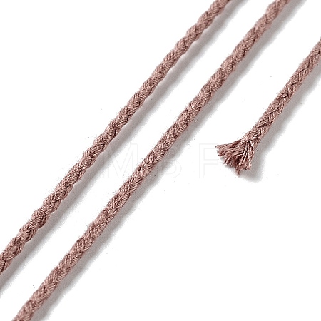 20M Polyester Braided Cord for Jewelry Making OCOR-G015-04A-20-1