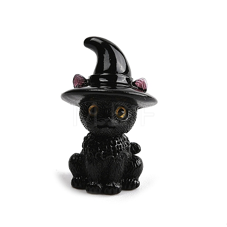 Halloween Resin Figurine Statues for Home Office Desktop Decoration DJEW-M017-04H-1