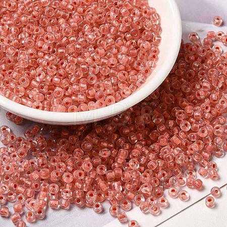 8/0 Transparent Glass Seed Beads SEED-F003-03B-05-1