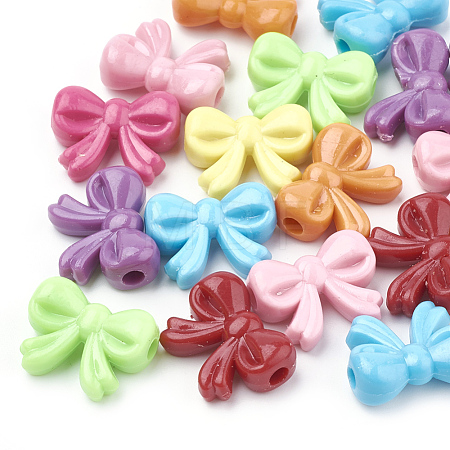 Opaque Acrylic Beads MACR-S296-15-1