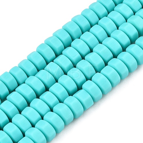 Handmade Polymer Clay Beads Strand CLAY-T021-01M-1