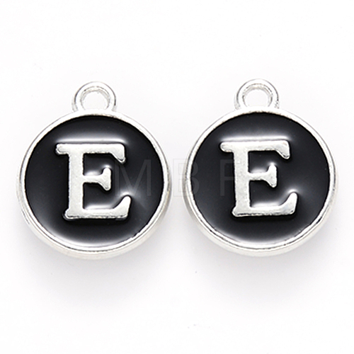 Platinum Plated Alloy Charms ENAM-S118-02E-P-1