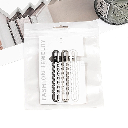 3Pcs Metal Alligator Hair Clips PW-WG201F9-02-1