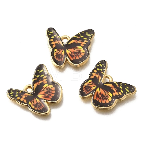 Alloy Enamel Pendants FIND-G078-35G-10-1