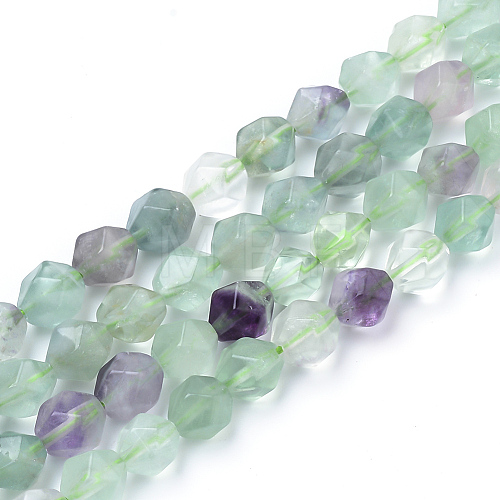 Natural Fluorite Beads Strands G-S149-38-10mm-1