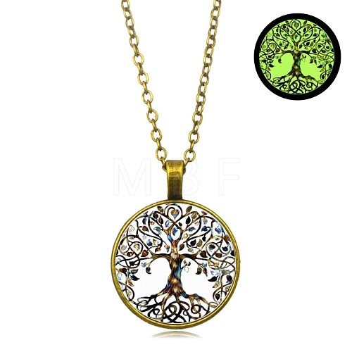 Tree of Life Night Light Necklace for Women PW-WG7D587-05-1