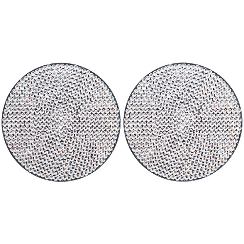 PVC Rhinestone Anti-slip Coaster PW-WGFA6AD-01-1