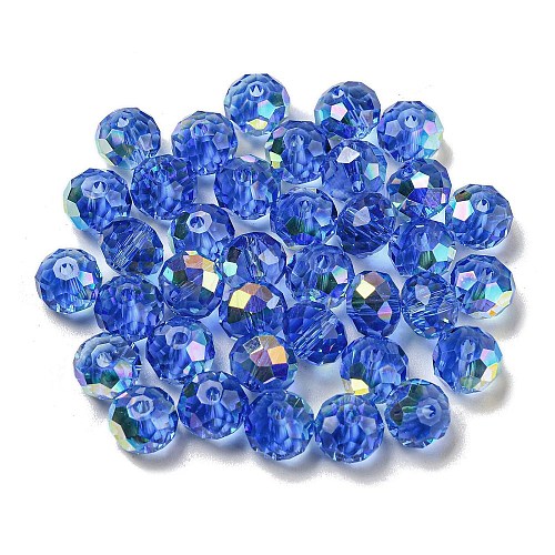 Electroplate Glass Beads EGLA-Z004-01B-11-1