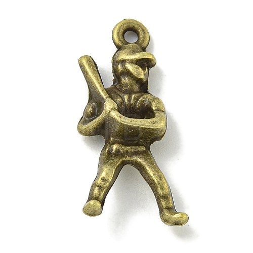 Tibetan Style Alloy Pendants TIBE-I026-6006AB-1