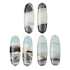 Natural Flower Amazonite Pendants G-K381-17C-1