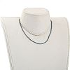 Faceted Rondelle Glass Beaded Necklaces NJEW-JN03004-04-4