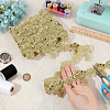 5Yards Polyester Flower Lace Ribbon OCOR-NB0002-82C-3