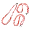 Dyed Round Natural Green Jade Graduated Beaded Necklaces GG-CBAA808-05P-C-4