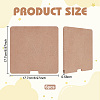 MDF Portable Clay Wedging Board AJEW-WH0609-817-2
