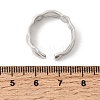304 Stainless Steel Cuff Open Rings RJEW-P188-02A-P-5