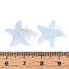 Frosted Glass Beads FGLA-T005-01B-3