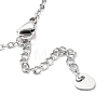 201 Stainless Steel Link Bracelets with Cable Chains BJEW-P297-01P-A-3