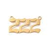 304 Stainless Steel Pendants STAS-D382-04B-G-1
