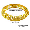 4Pcs Brass Alloy Bangles for Women WGEEFE8-01-3