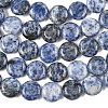 Natural Blue Spot Jasper Beads Strands G-L648-B08-15mm-5