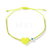 Glass Seed Bead & Glass Braided Bead Bracelets PP1183-2-1