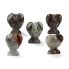 Natural African Bloodstone Gemstone Carved Angle Figurines GG-CBA8396-A05-1