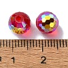 AB Color Plated Glass Beads EGLA-P059-02A-AB08-3