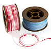 2 Rolls 2 Colors Segment Dyed Round Polyester Twisted Cords OCOR-TA0003-59D-3
